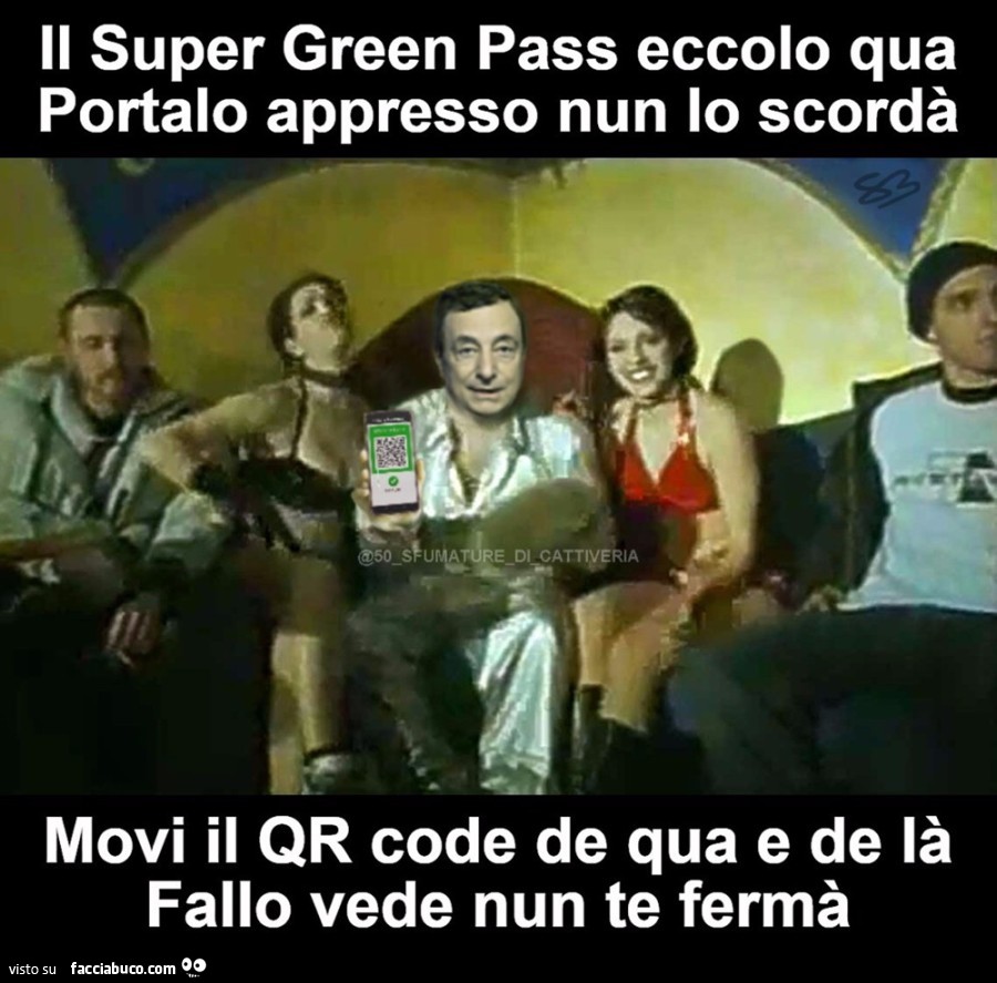 IL SUPER GREEN PASS ECCOLO QUA