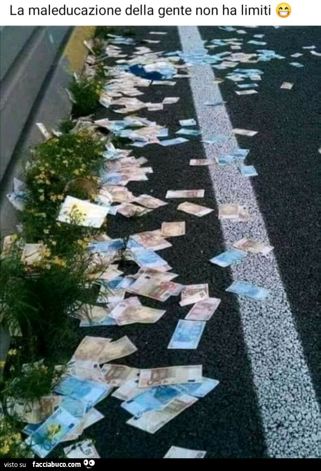 La maleducazione della gente non ha limiti
