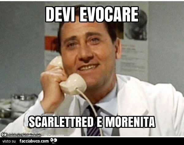 Devi evocare scarlettred e morenita