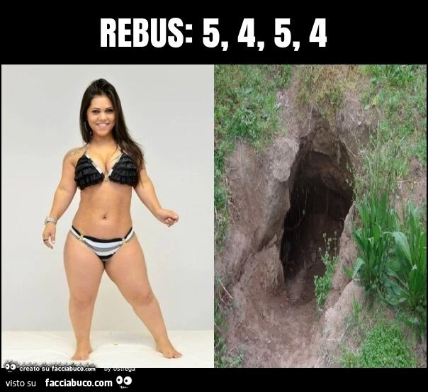 Rebus: 5, 4, 5, 4