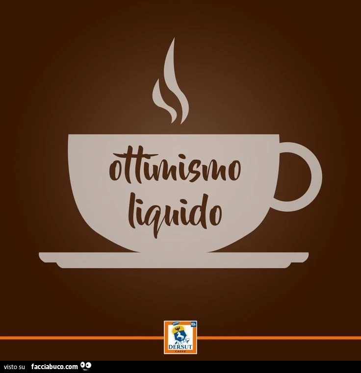 Caffè: ottimismo liquido