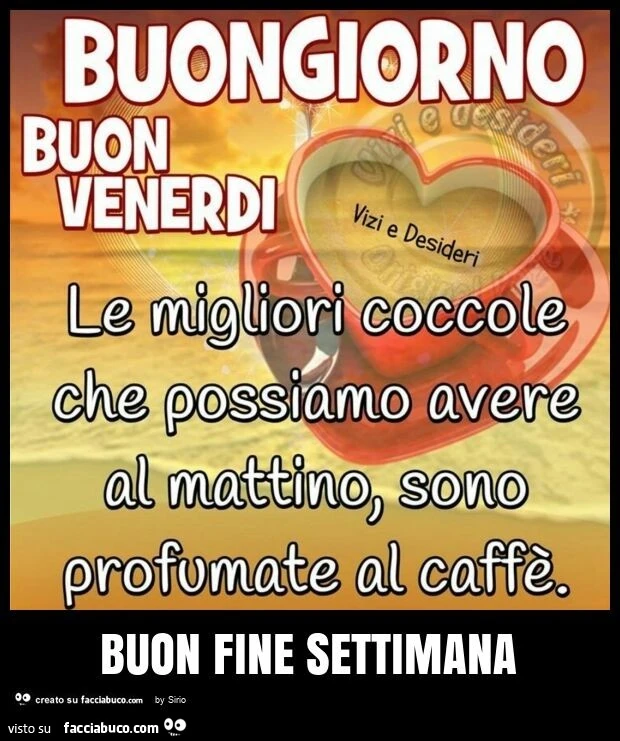 Buon fine settimana