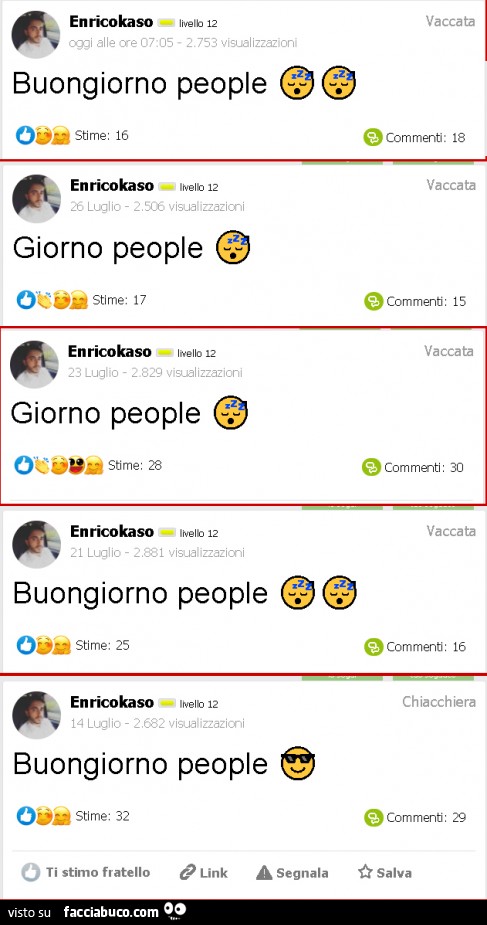 EnricoKaso buongiorno people