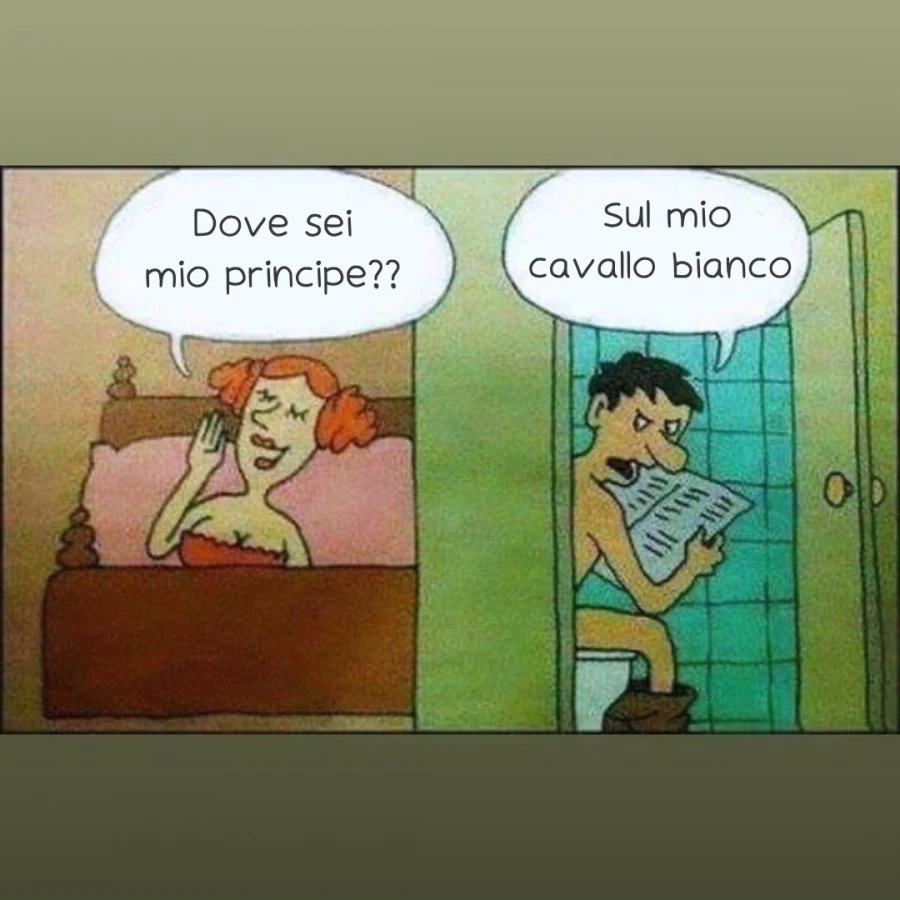 Dove sei Principe su wc