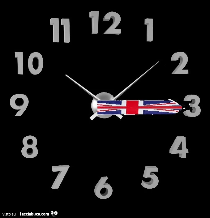 La lancetta inglese dei secondi