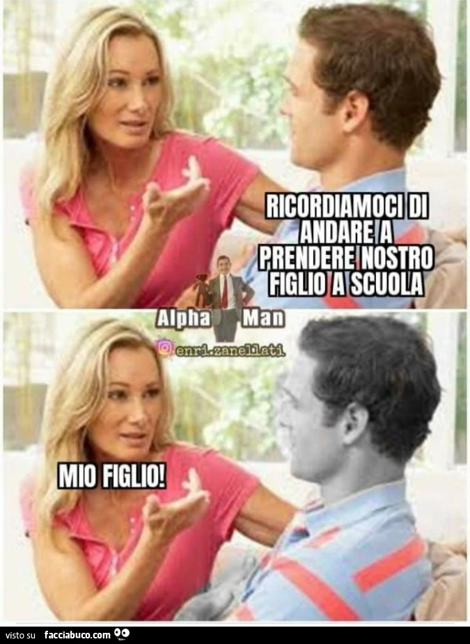 Ricordiamoci di andare a prendere nostro figlio a scuola