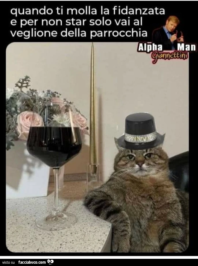 Quando ti molla la fidanzata e per non star solo