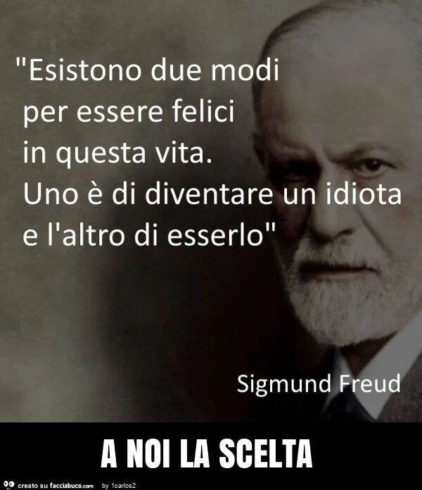 A noi la scelta