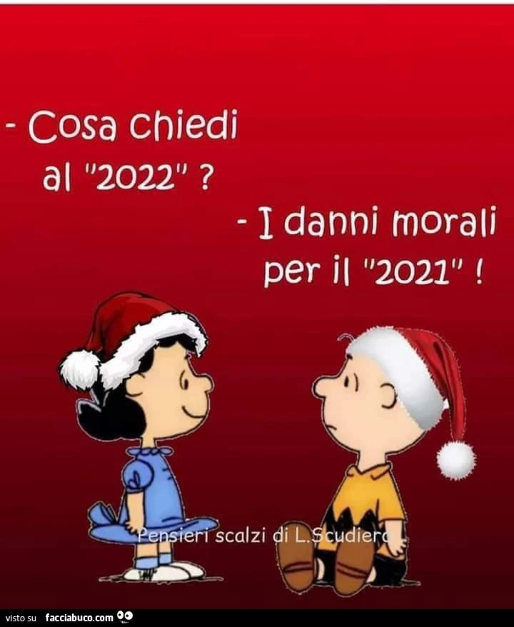Cosa chiedi al 2022? I danni morali per il 2021