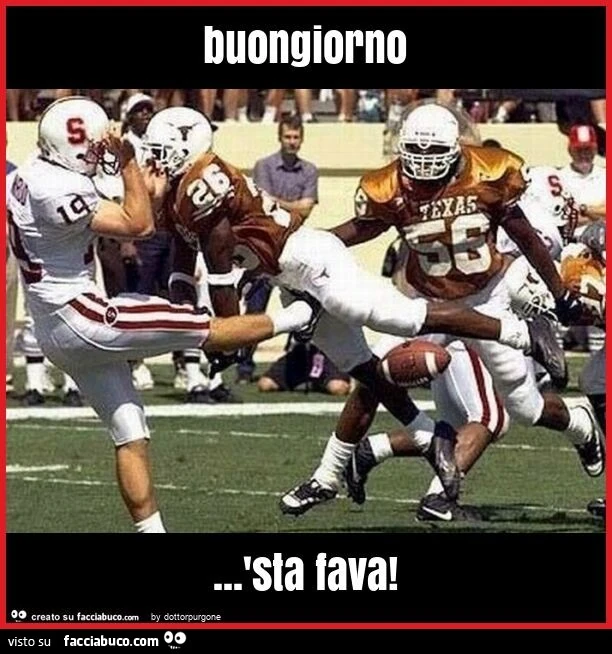 Buongiorno&hellip; 'sta fava