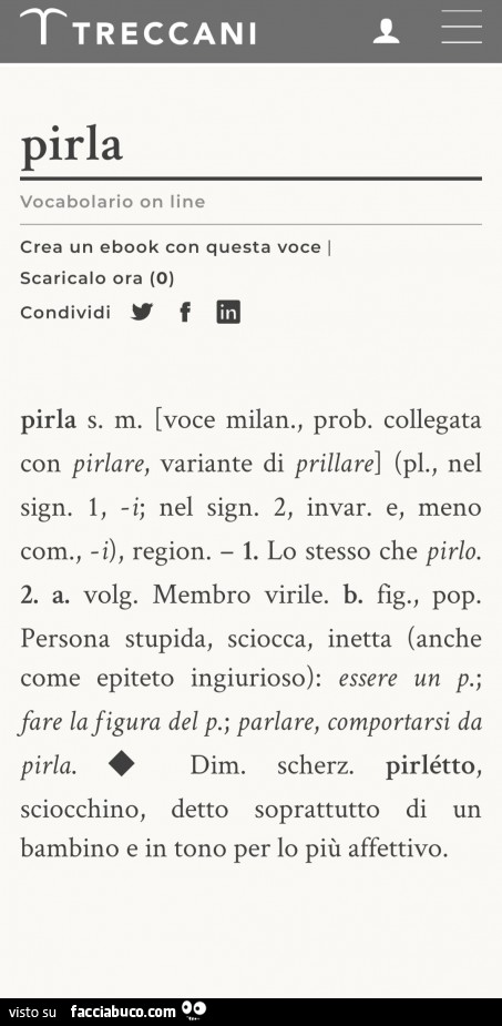 Pirla: variante di prillare