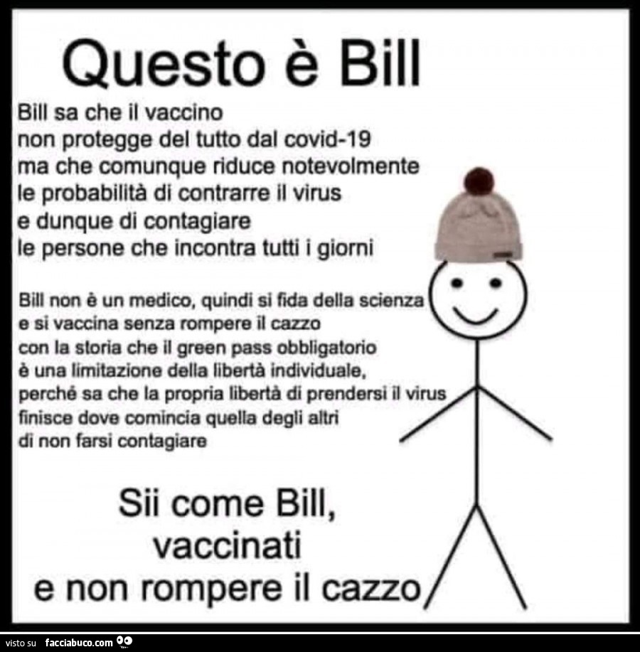 Sii come Bill - Che sollievo