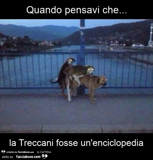 Quando pensavi che&hellip; la treccani fosse un'enciclopedia