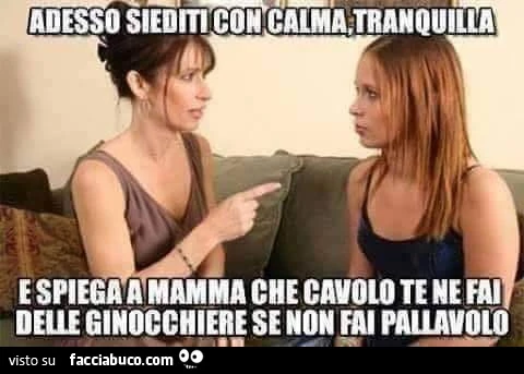 Adesso siediti con calma tranquilla e spiega. Thaimax facciabuco