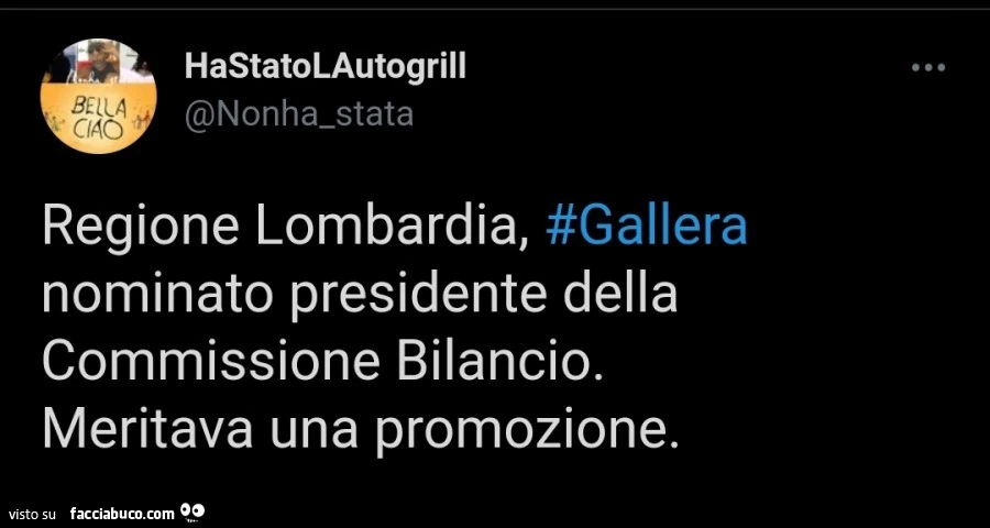 Regione lombardia, gallera nominato presidente della commissione bilancio. Meritava una promozione