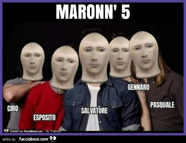 Maronn' 5 Maron 5 Thaimax facciabuco