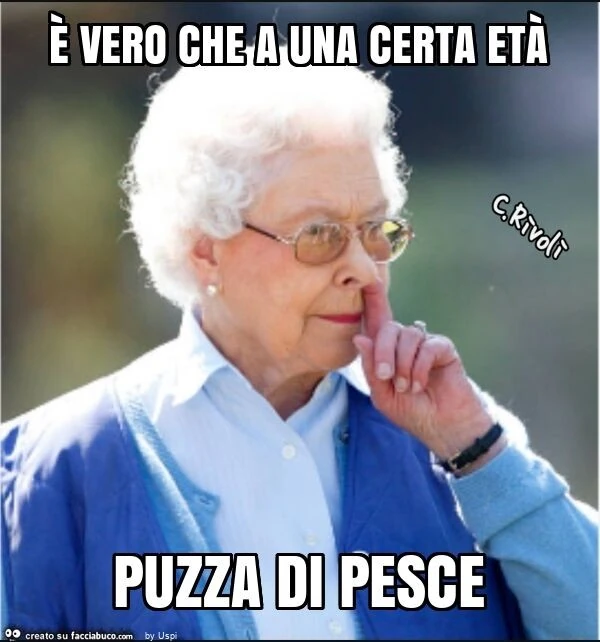 È vero che a una certa età puzza di pesce