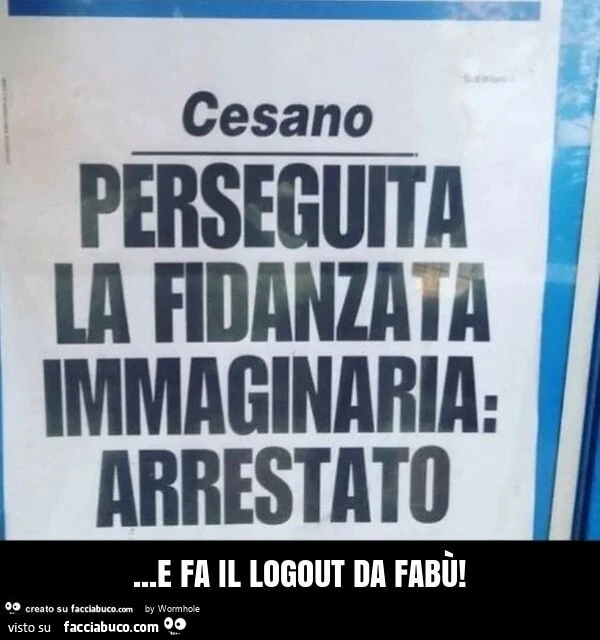 E fa il logout da fabù