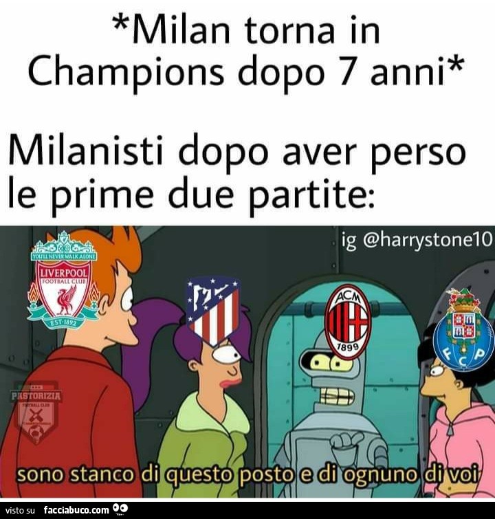 Milan torna in champions dopo 7 anni