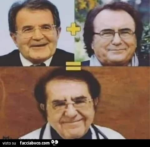 Prodi più Albano Carrisi è uguale al Dottor Nowzaradan