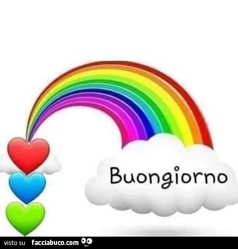 Arcobaleno buongiorno