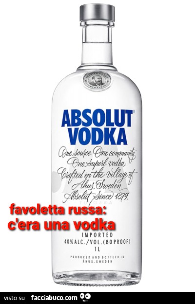 Favoletta russa: c'era un vodka