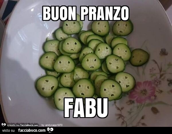 Buon pranzo fabu