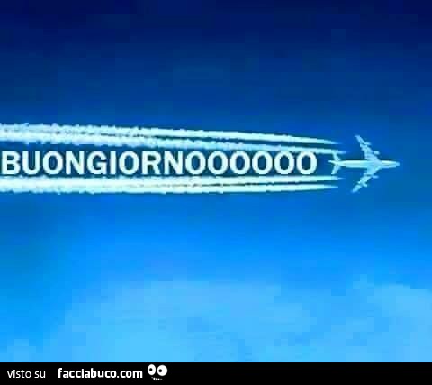 Aereo buongiorno