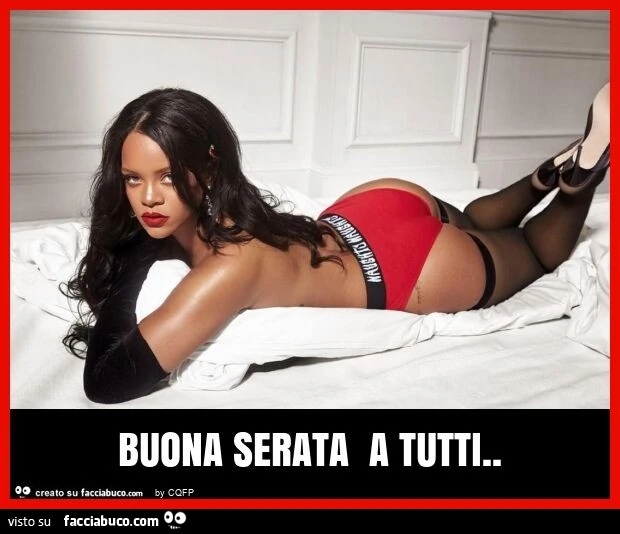 Buona serata a tutti