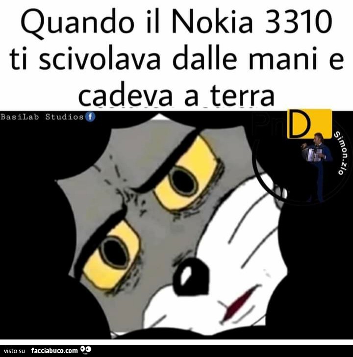 Quando il Nokia 3310 ti scivolava dalle mani