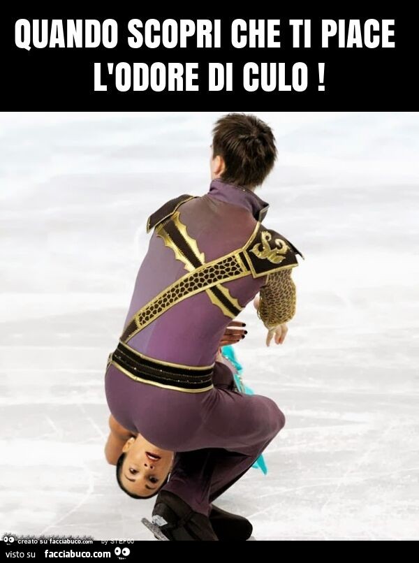 Quando scopri che ti piace l'odore di culo