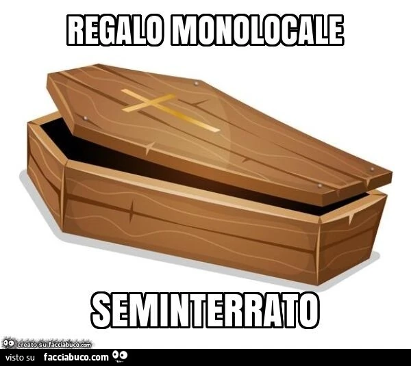 Regalo monolocale seminterrato