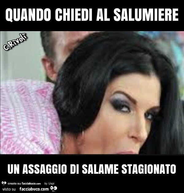 Quando chiedi al salumiere un assaggio di salame stagionato
