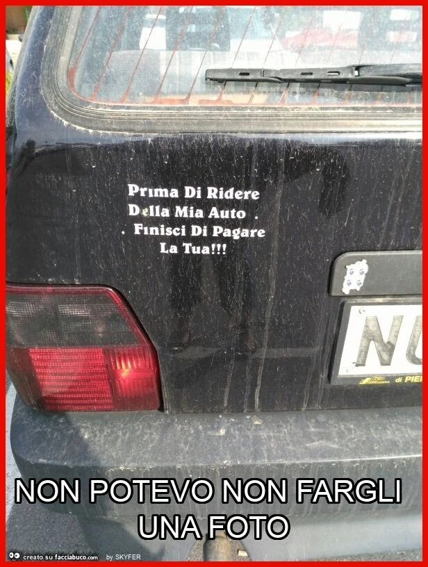 Non potevo non fargli una foto
