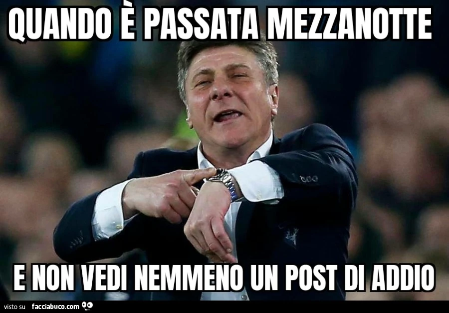 Post addio