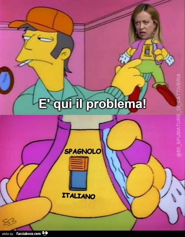 È qui il problema