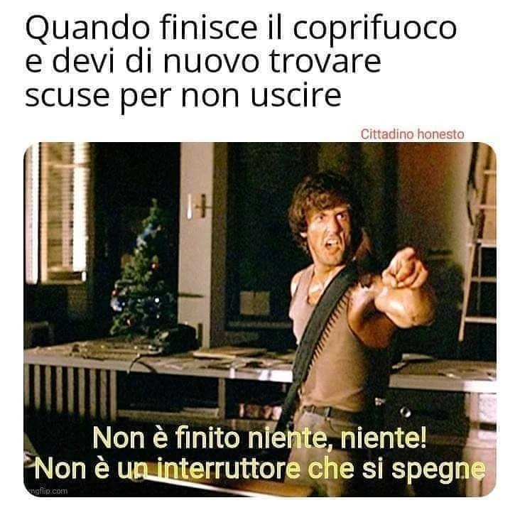 Fine del coprifuoco