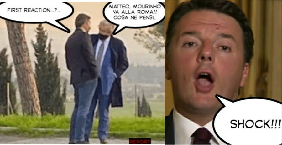 Renzi shock mourinho