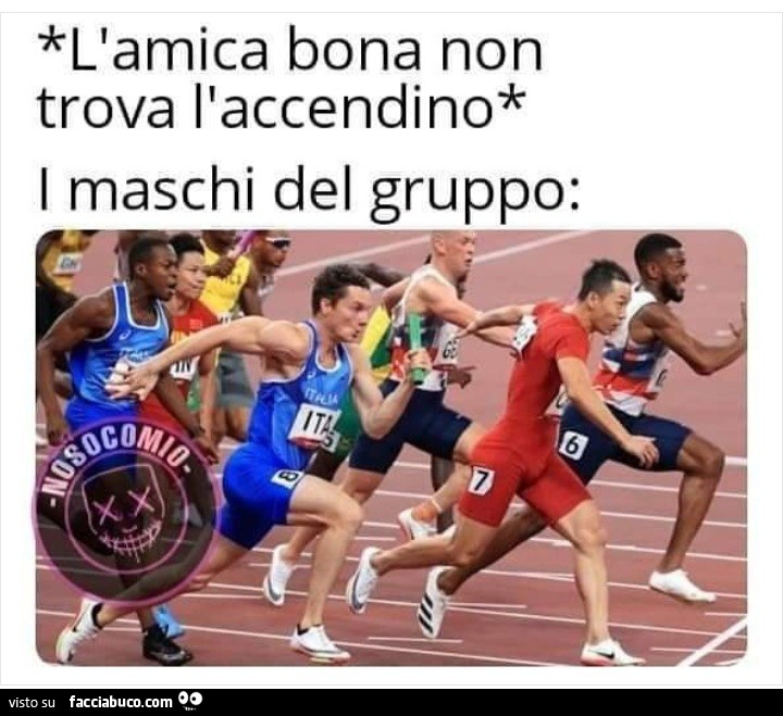 L'amica bona non trova l'accendino