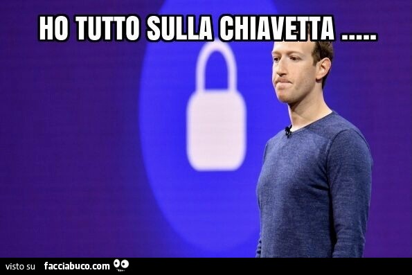 Mark Zuckerberg: Ho tutto sulla chiavetta