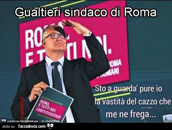 Gualtieri sindaco di roma