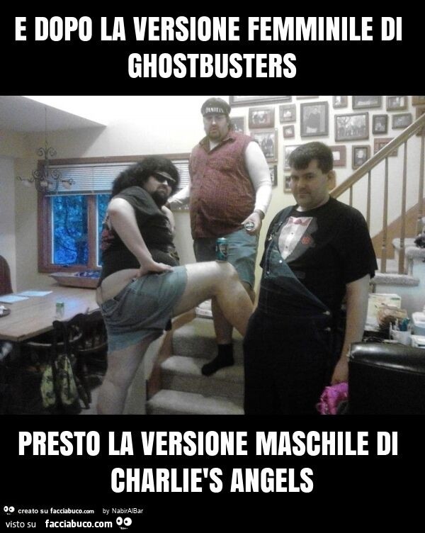 E dopo la versione femminlie dei ghostbusters presto la versione maschile di charliès angels