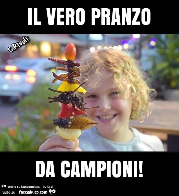 Il vero pranzo da campioni