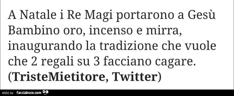 A natale i re magi portarono a gesù bambino oro, incenso e mirra