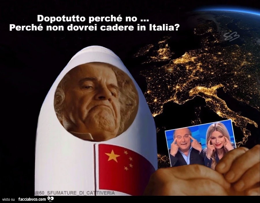 Dopotutto perchè no&hellip; Perchè non dovrei cadere in Italia?