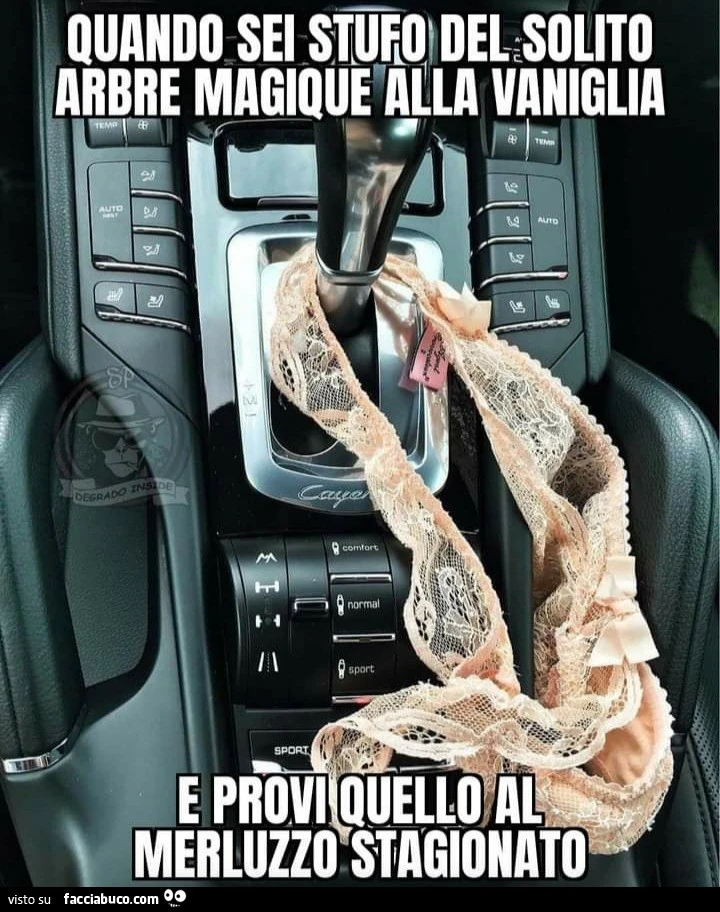 Quando sei stufo del solito arbre magique alla vaniglia