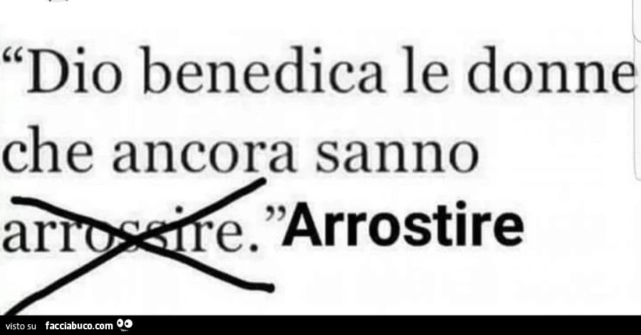 Dio benedica le donne che ancora sanno arrostire