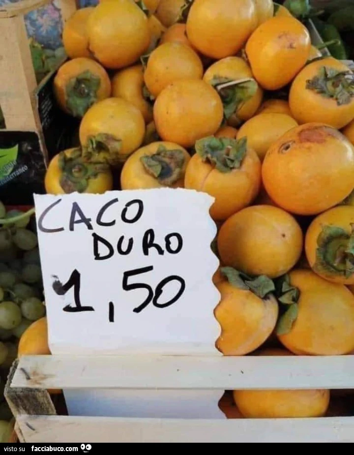Caco duro 1,50€