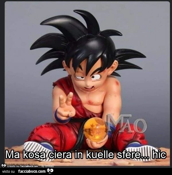 Ma kosa ciera in kuelle sfere… hic