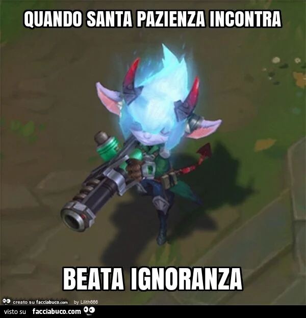 Quando santa pazienza incontra beata ignoranza